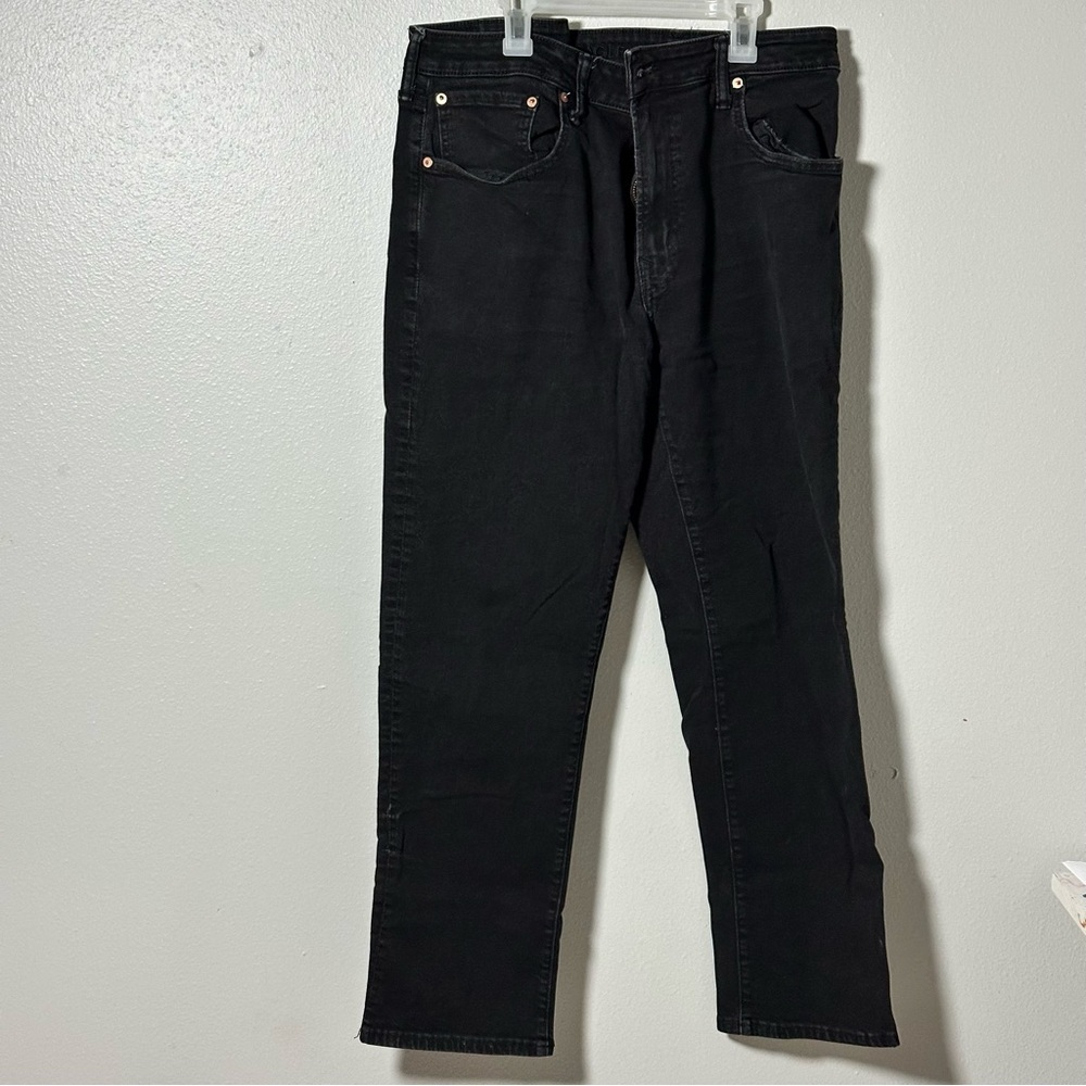 American Eagle Men's Original Straight Denim Airflex Black‎ Jeans size 38x30